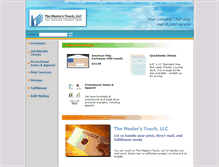 Tablet Screenshot of masterstouchonline.com